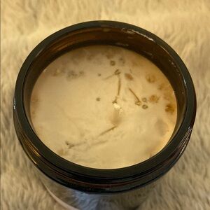 New amber jar candle